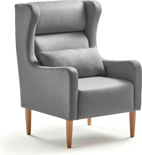 Kreslo LUCKY, čalúnenie Medley, svetlošedá