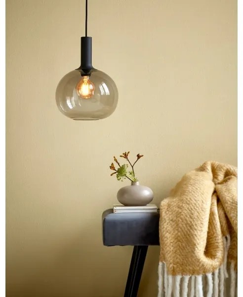 Nordlux - Luster na lanku ALTON 1xE27/60W/230V čierna