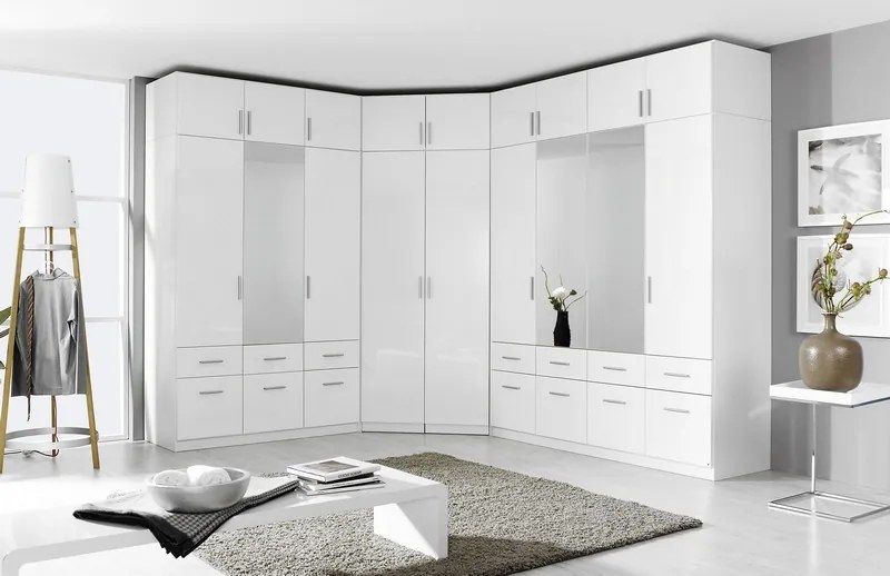 Šatníková skriňa Celle AN925-2128, biela