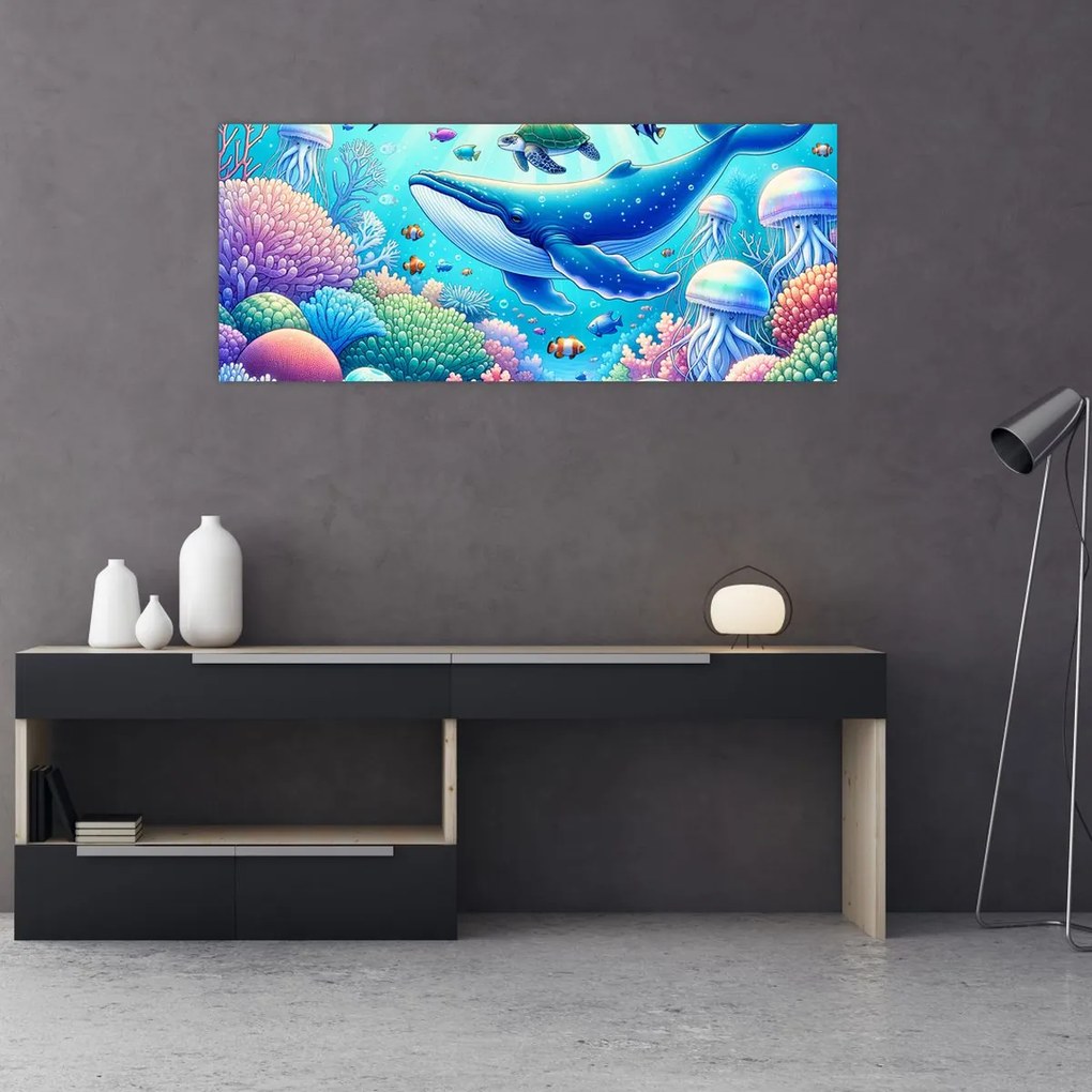 Obraz – Podvodný svet (120x50 cm)