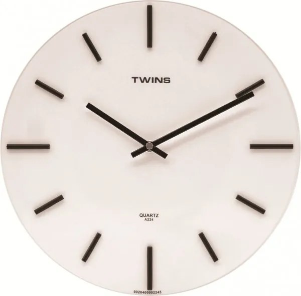 Twins hodiny 224 white 30cm