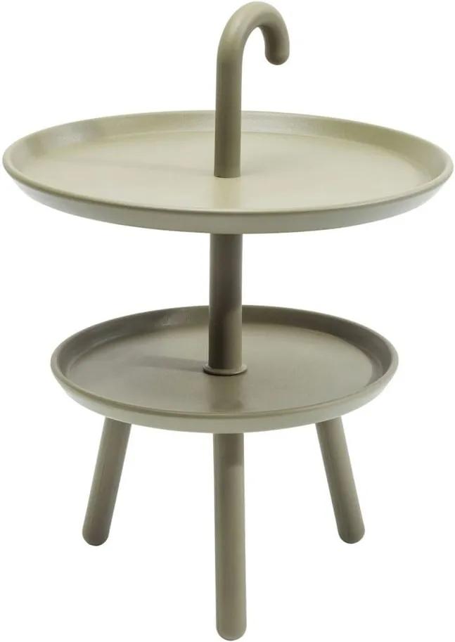 Zelený odkladací stolík Kare Design Jacky, ⌀ 42 cm