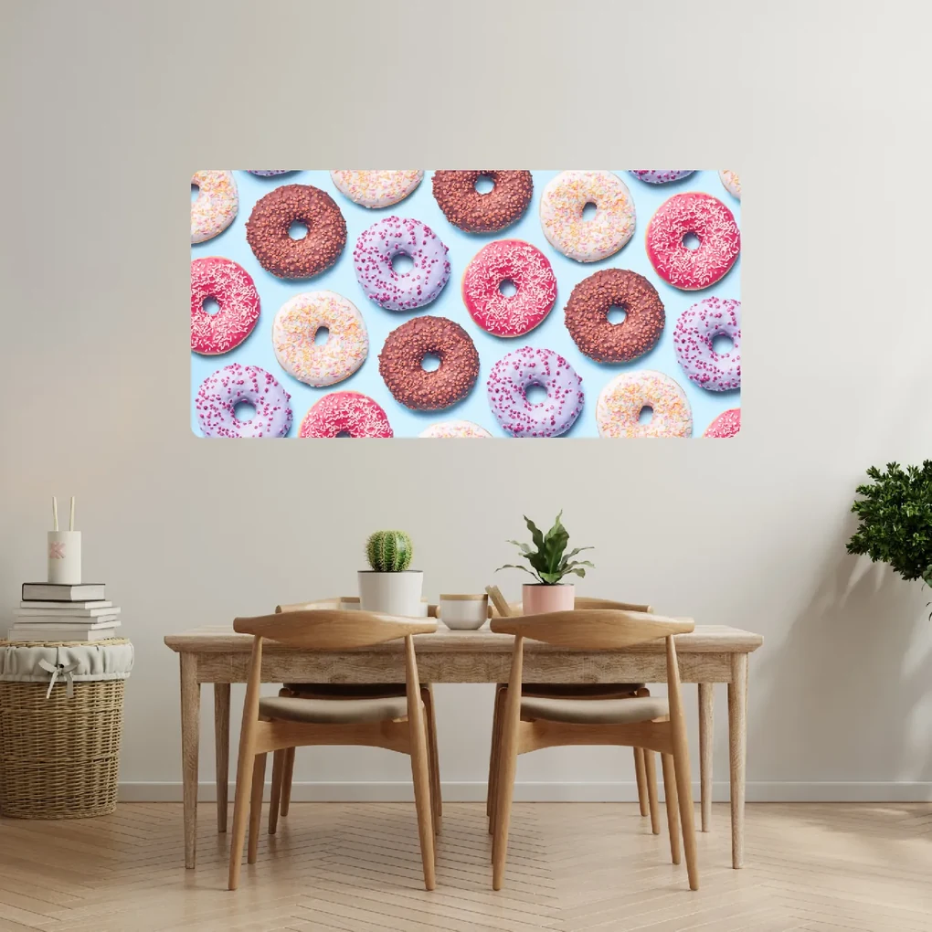 PIPPER. Samolepiaca textilná tapeta - Donuts