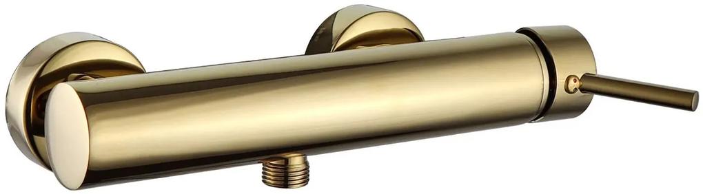 Rea Lungo - sprchová batéria + set, zlatá, REA-B6636