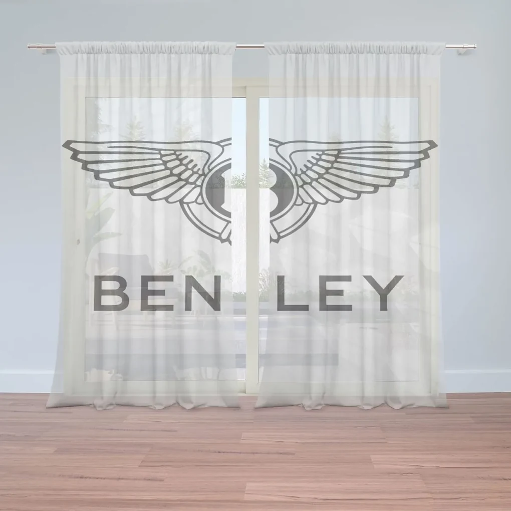 Sablio Záclony Bentley na bielej: 2ks 150x250cm