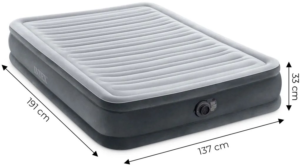 Intex Matrac pre manželskú posteľ s automatickou pumpou - 191x137 cm INTEX 67768