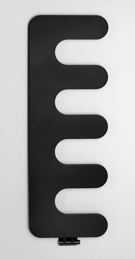 Sapho Sapho, EVOLLA vykurovacie teleso 490x1390 mm, čierna matná, MI1400