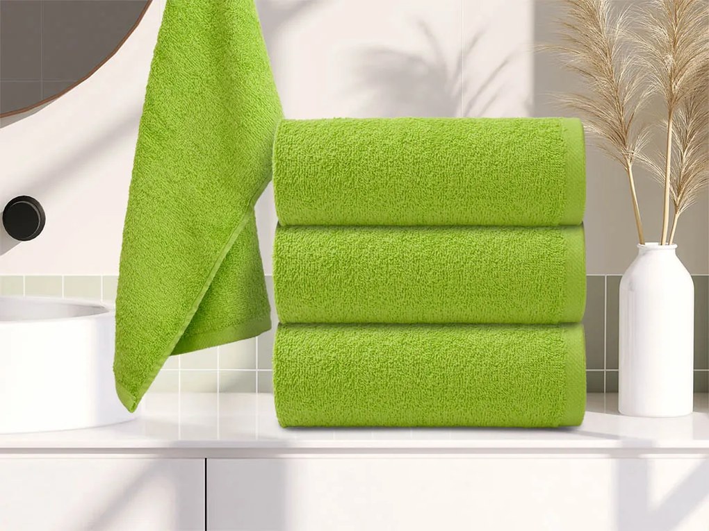 Detský uterák Bella zelený 30x50 cm, 100% bavlna