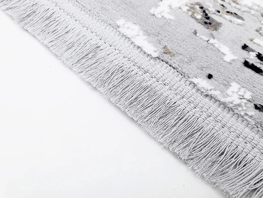 DC Koberec Exclusive kruh 200 sivá čierna Rozmer: Ø 140 cm (kruh)