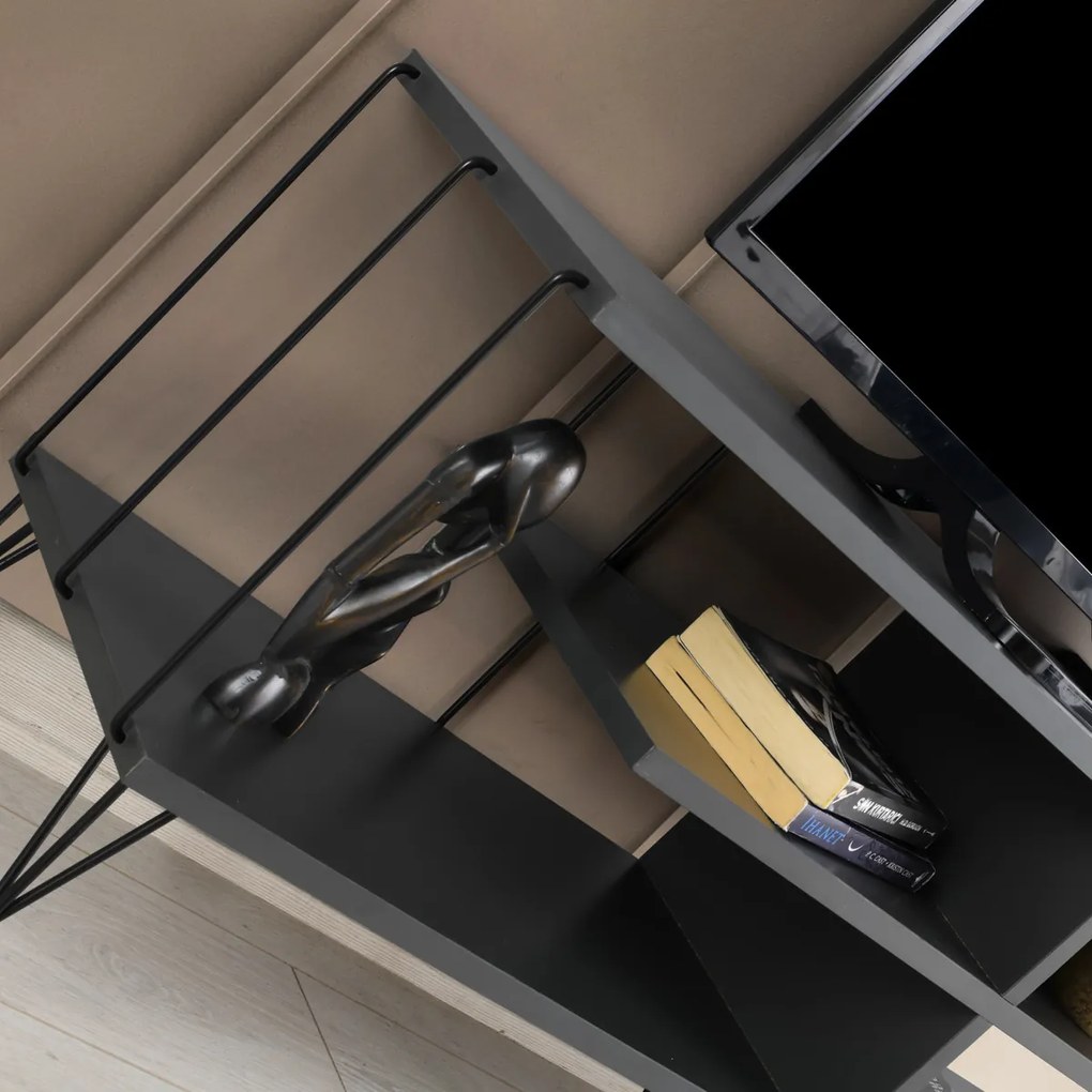 TV stolík Eze Anthracite