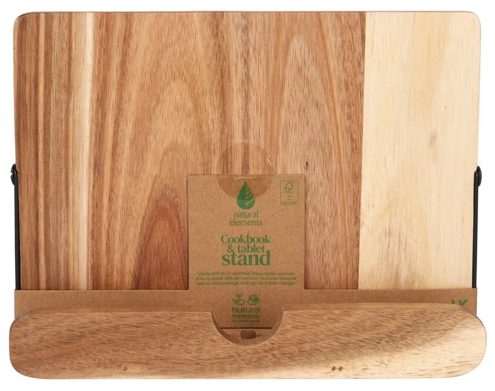 Kitchen Craft Drevený stojan na kurchársku knihu Acacia
