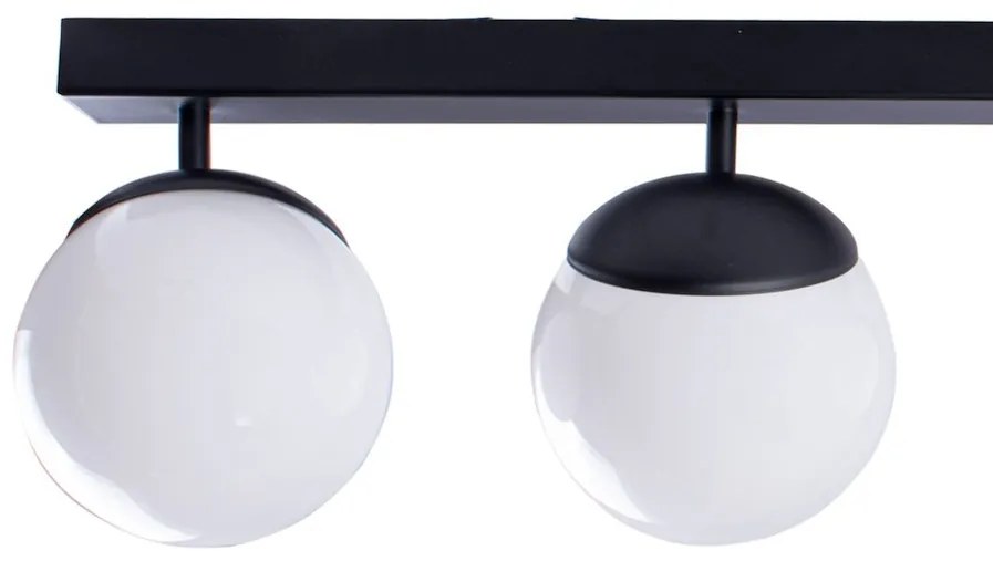 Stropné svietidlo Sfera, 5x biele sklenené tienidlo, b