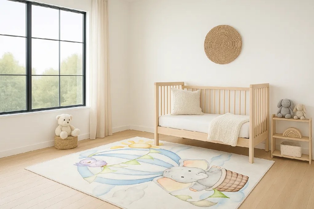 Detský koberec KIDS 2403139N obdĺžnikový – mäkký polyester Rozmer: 200x300 cm