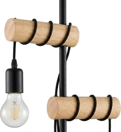 Eglo 183215 - Stojacia lampa TOWNSHEND 2xE27/10W/230V