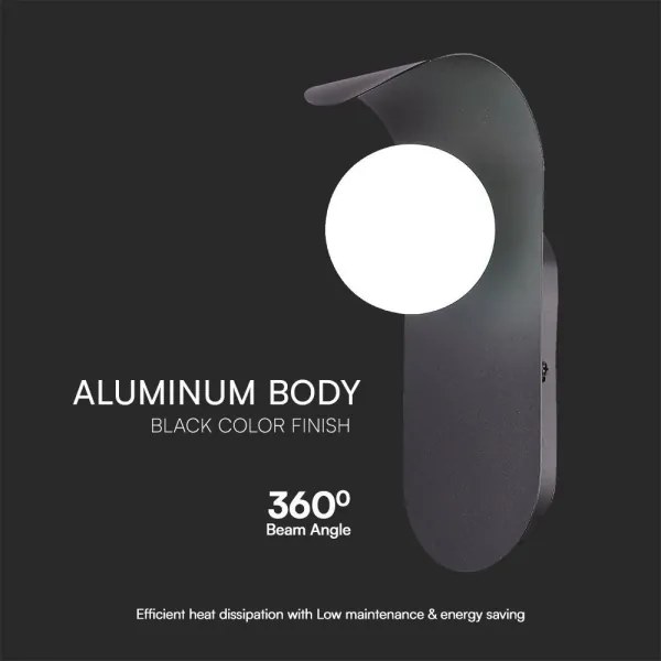 Nástenné svietidlo 1xG9/5W/230V čierna