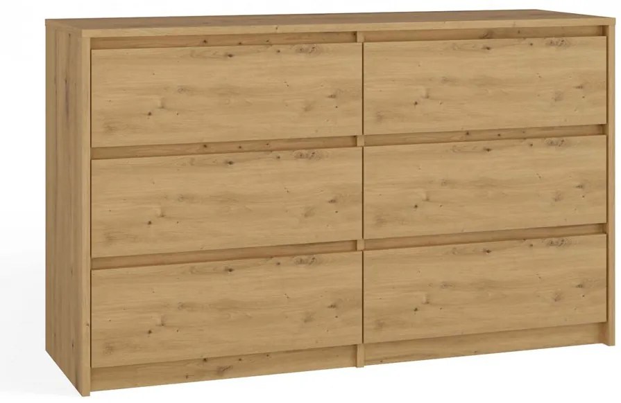 Komoda Kentero 3 (dub artisan). Akcia -22%. Vlastná spoľahlivá doprava až k Vám domov. 1132839