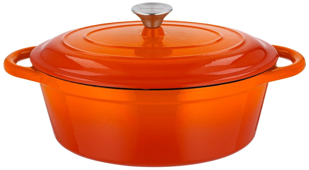 Silvercrest® Liatinový pekáč, 4,8 l (oranžová) (100393103)