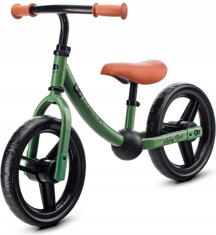 KINDERKRAFT 2WAY NEXT – detský balančný bicykel light green | Od 2 rokov