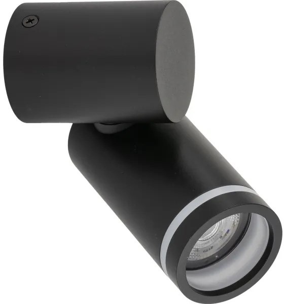Nástenné bodové svietidlo JET SET 1xGU10/10W/230V čierna