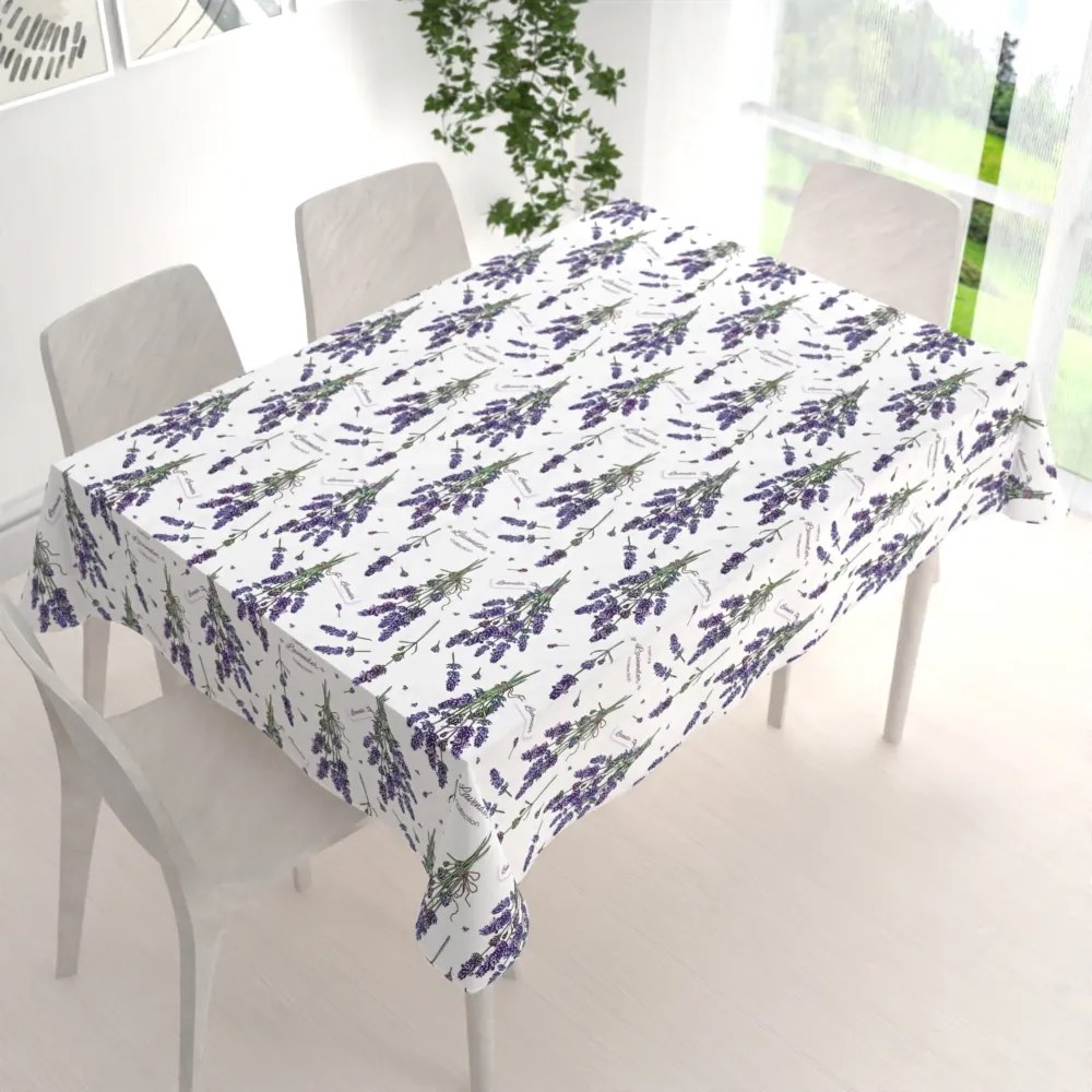 Biante Dekoračný obdĺžnikový obrus PML-084 Lavender 60x100 cm