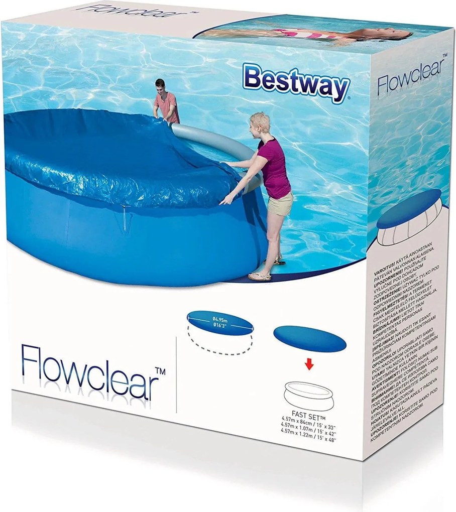 Krycia plachta Bestway 457 cm | pre bazény Fast Set
