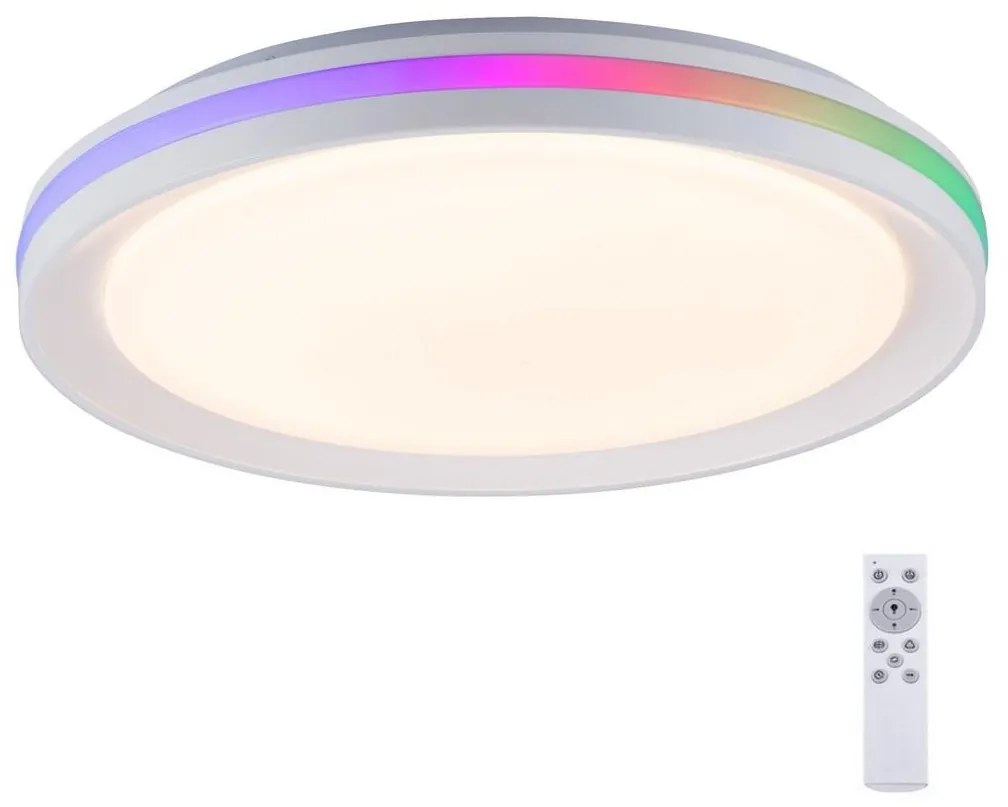 Leuchten Direkt Leuchten Direkt 15544-16-LED RGB Stmievateľné stropné svietidlo RIBBON 15W/230V+DO W2841