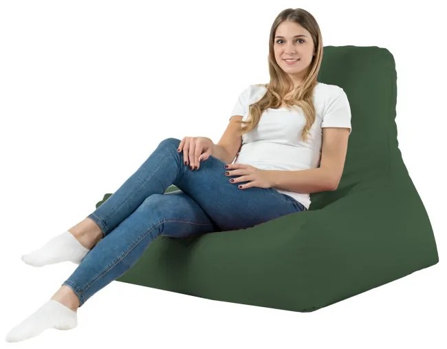 Kreslo Bali ekokoža tmavozelené