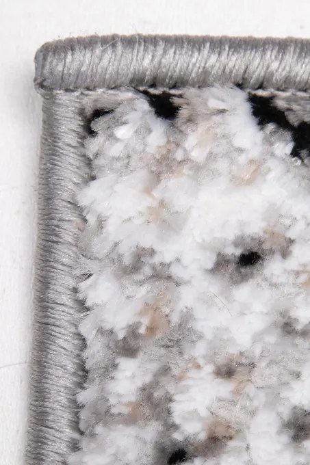 Koberec MAYA PR109 sivý / čierny