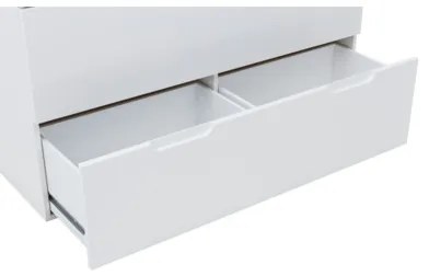 Komoda biely lesk GLOSSY