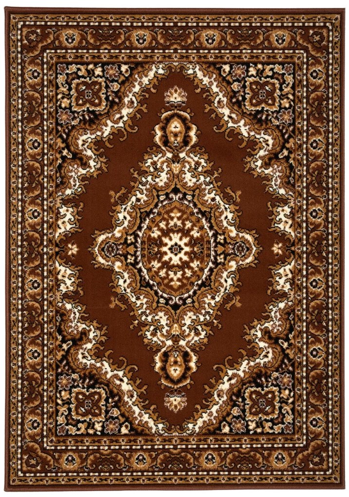 Alfa Carpets Kusový koberec TEHERAN T-102 brown - 120x170 cm