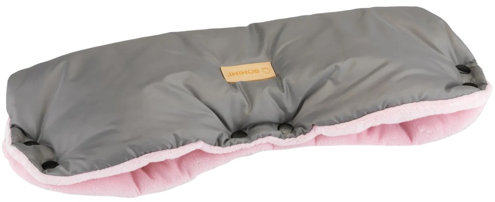Bomimi FLAPI PREMIUM rukávnik na kočík, grey-pink