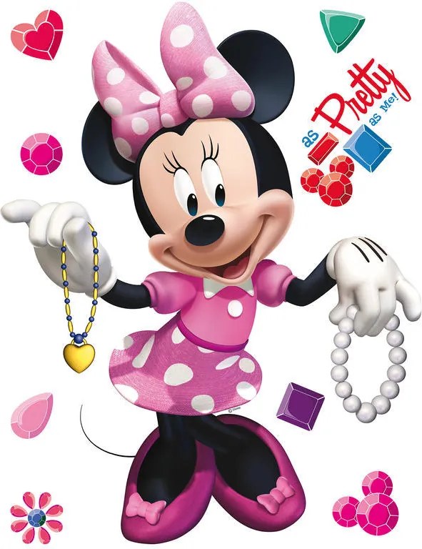 AG Design Disney Minnie Mouse - nálepka na stenu 30x30 cm