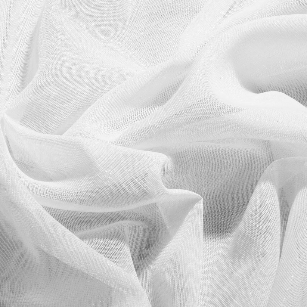 ZÁCLONA NA PÁSKE VIOLA 400X145 CM BIELA