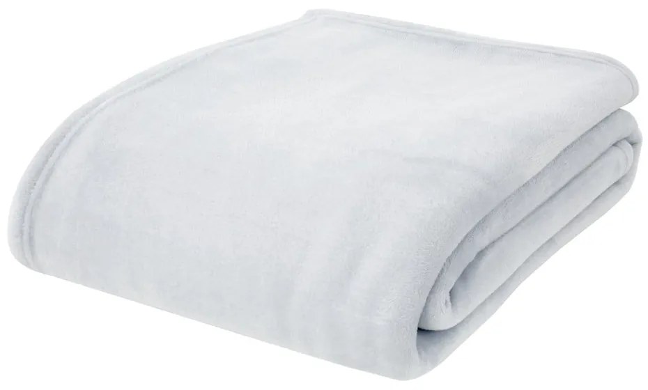 Svetlosivý mikroplyšový pléd 200x240 cm Raschel – Catherine Lansfield