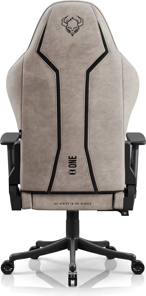 Herné kreslo z látkovým poťahom Small Size, čierno-béžové: Diablo X-One 2.0 Camel Black