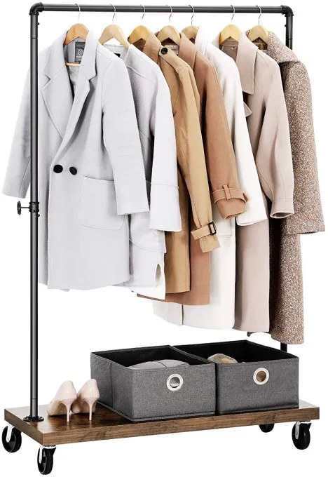 Závesný stojan na kolieskach s policou HSR65BX