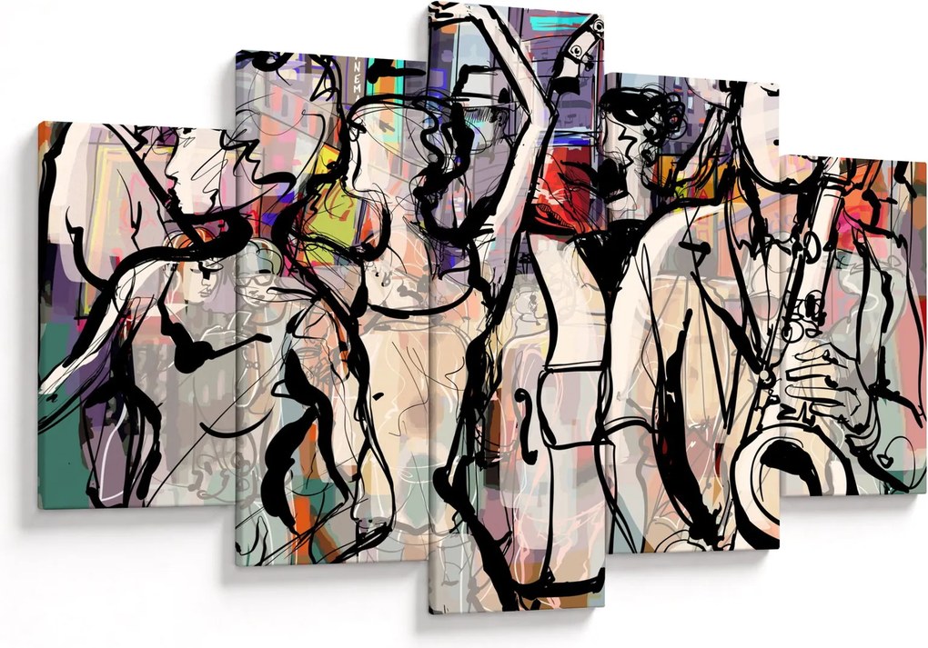 Obraz - Jazzová noc (150x105 cm)