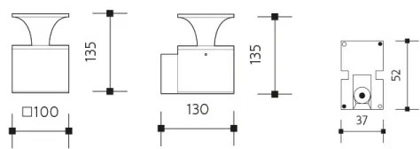 LED Vonkajšie nástenné svietidlo ORNELA LED/6W/230V 3000K IP54 hnedá
