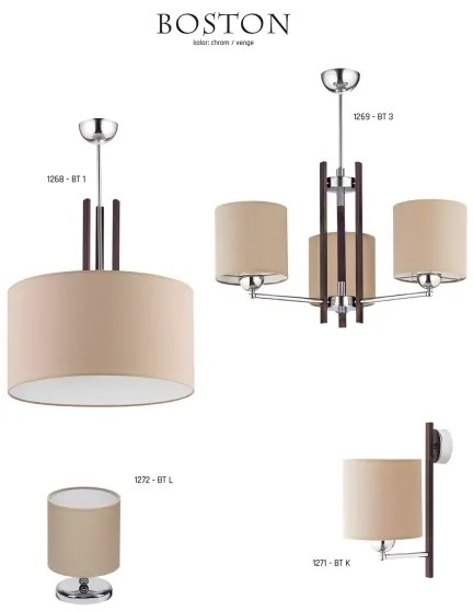 JUPITER 1268-BT1 - Luster BOSTON 3xE14/40W
