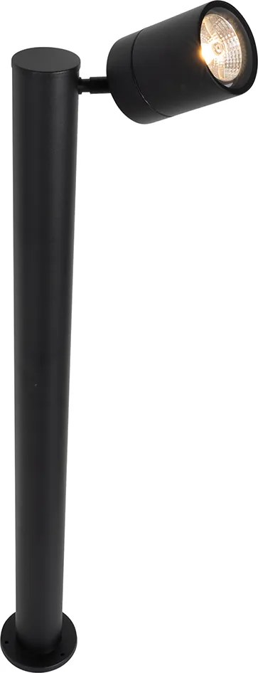 Stojaca vonkajšia lampa čierna 80 cm AR70 nastaviteľná IP44 - Solo