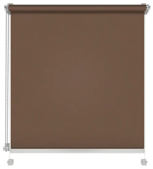 Gario Roleta Mini Standard Štruktúrovaná Čokoládová Šírka: 71 cm, Výška: 220 cm