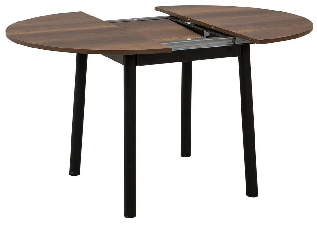 Jedálenský stôl Oliver Walnut Black