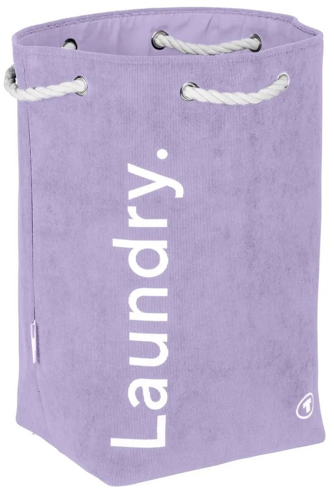 Fialový látkový kôš na bielizeň 35,5 l Tom Tailor – Wenko