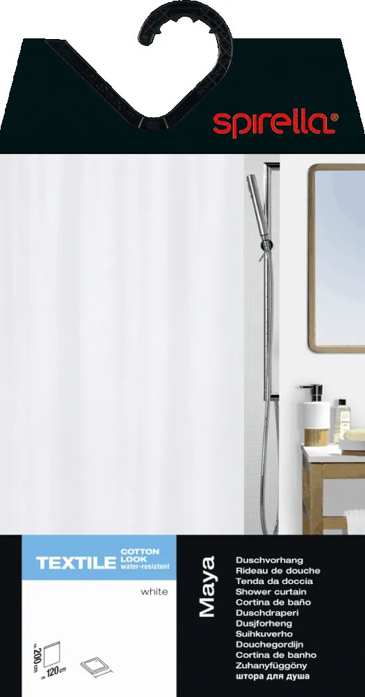Sprchový záves 240x200 cm Maya – Spirella