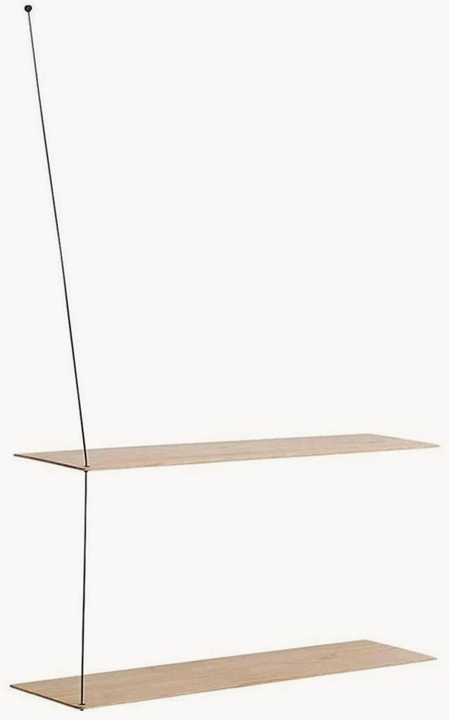 Nástenná polica z dubového dreva Stedge