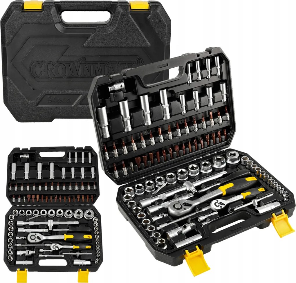 CROWNMAN Box na náradie 94 položiek