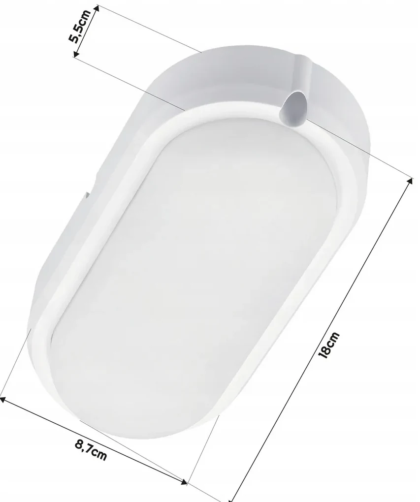 BERGE Prisadené stropné LED svietidlo 36W - neutrálna biela