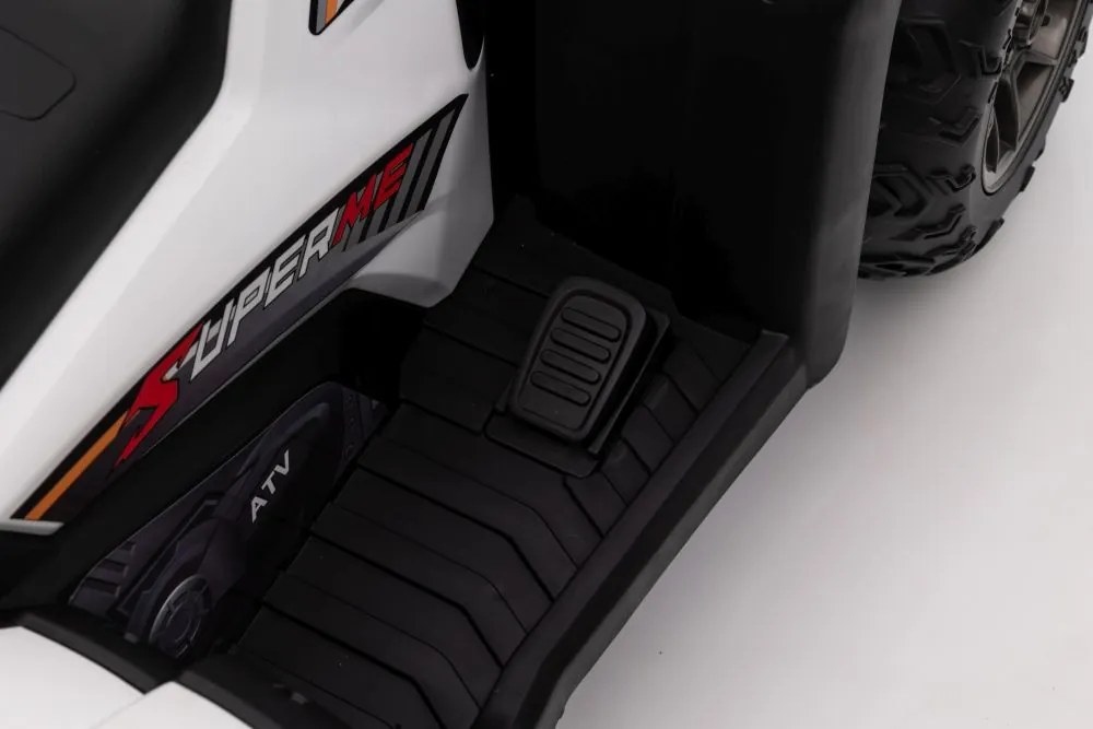 LEAN CARS Štvorkolka na akumulátor JC915, biela