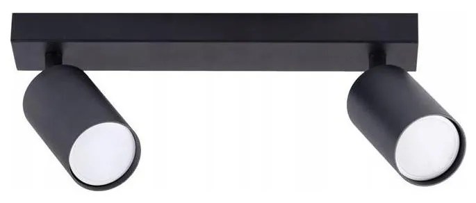 Bodové svietidlo 2xGU10/35W/230V čierna