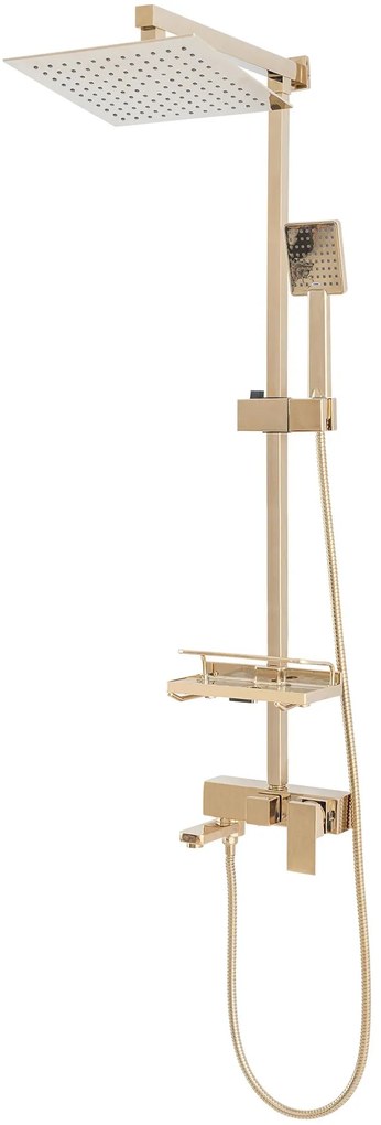 Rea Jack - sprchový set s otočným vaňovým výtokom, zlatá, REA-P7008
